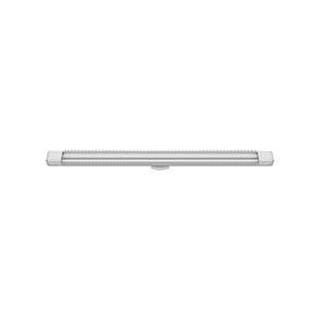 4 Luminária Taschibra Lumifácil Branca 120cm 2x20,5w Luz Fria 6500k Autovolt
