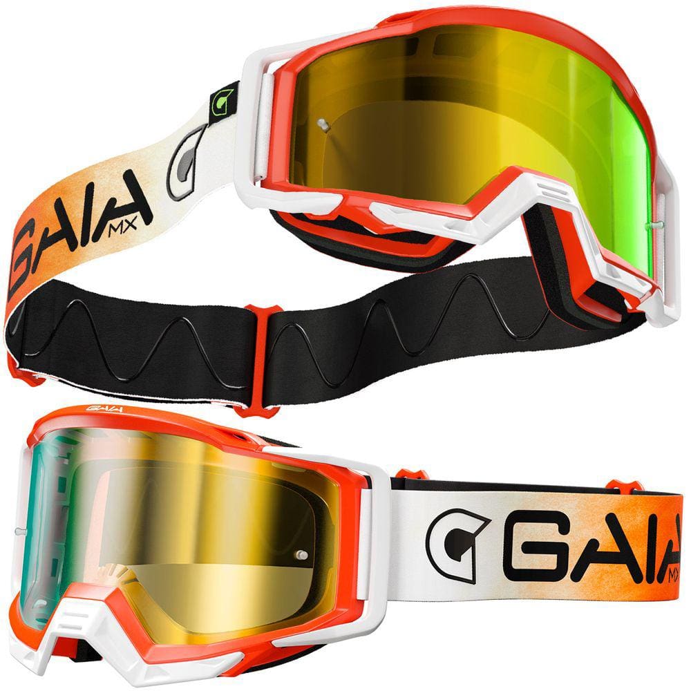 Óculos Gaia Lente Espelhada Trilha Motocross Velocross