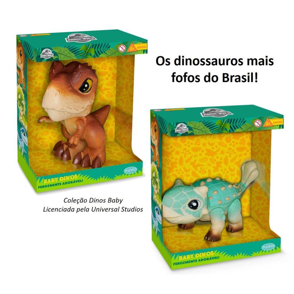 Brinquedo dinossauro jurassic dino fantoche de mao dtc 3731