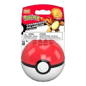 Brinquedo Mega Construx Pokemon + Pokebola - Mattel FPM00