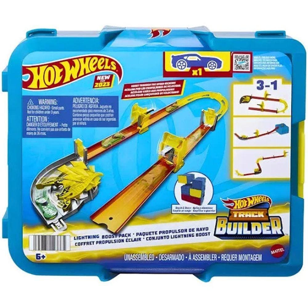 Hot Wheels Track Builder Pista Propulsor de Looping - Mattel em