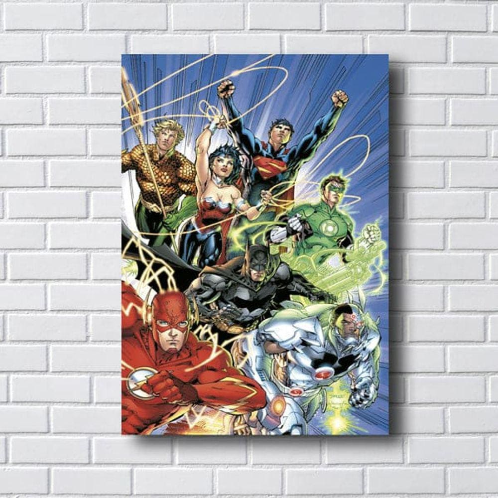Quadro Decorativo Liga da Justiça