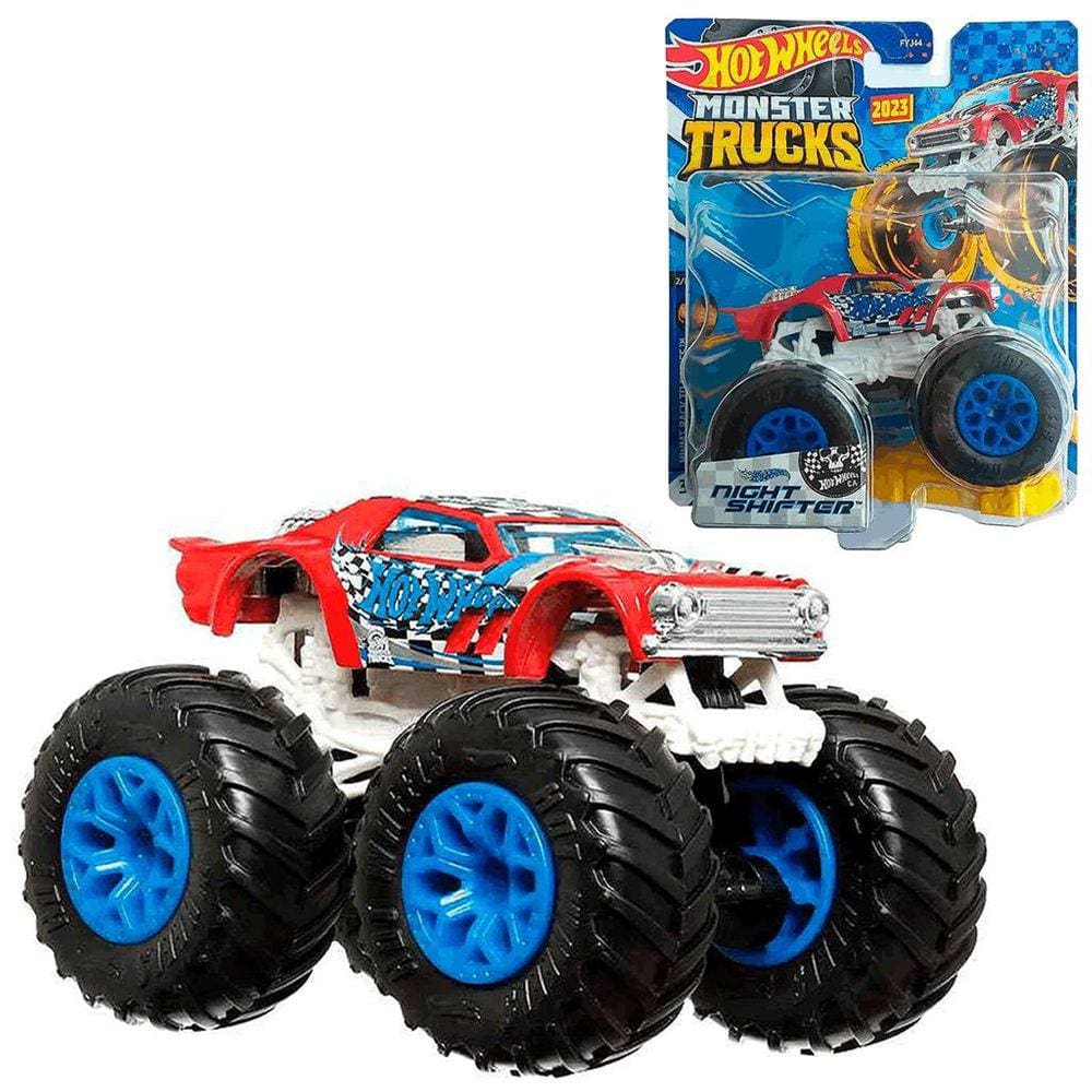 Carrinho de Controle Remoto Monster Truck Hot Wheels 4558 - Candide