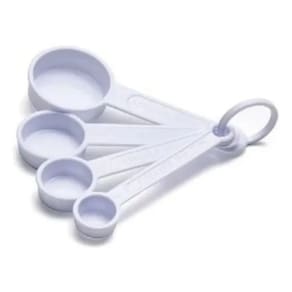 Jogo Colher Medidora Com 4 Peças Solrac Branco