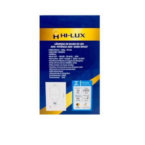 Kit C/03 Lampada Bulbo De Led Alta Potencia 30W 6500K E27 Br