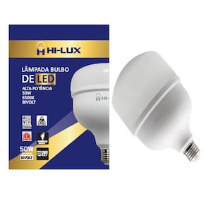 Kit 10 Lampadas De Led Alta Pot 50W 6500K Branco Frio