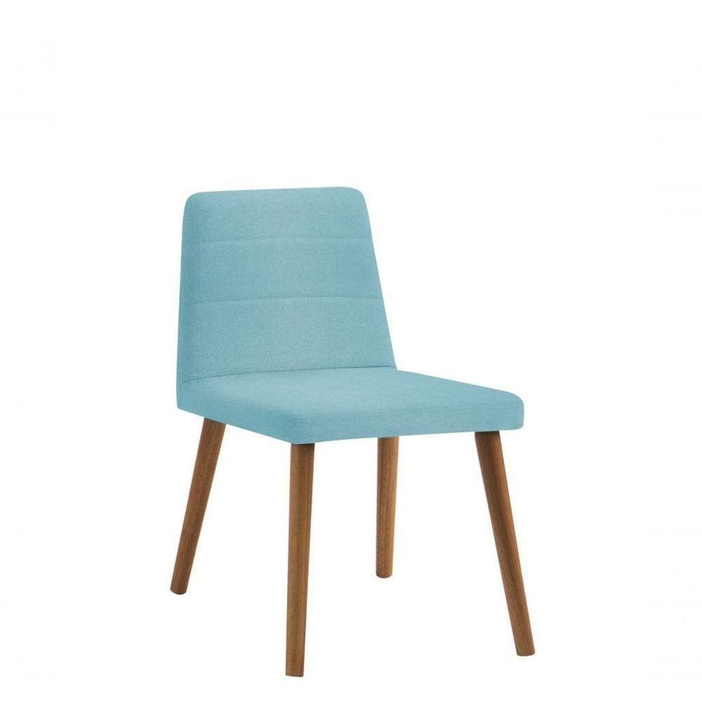 Cadeira Yasmin  - Daf Mobiliário Cor Azul Turquesa