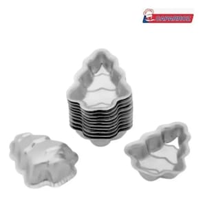 Forma Pinheirinho 6,5x2cm Com 12 Peças Em Alumínio 2485