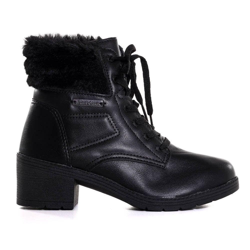 Bota Infantil Pink Cats Saltinho Pelinho E Brilhos V3371
