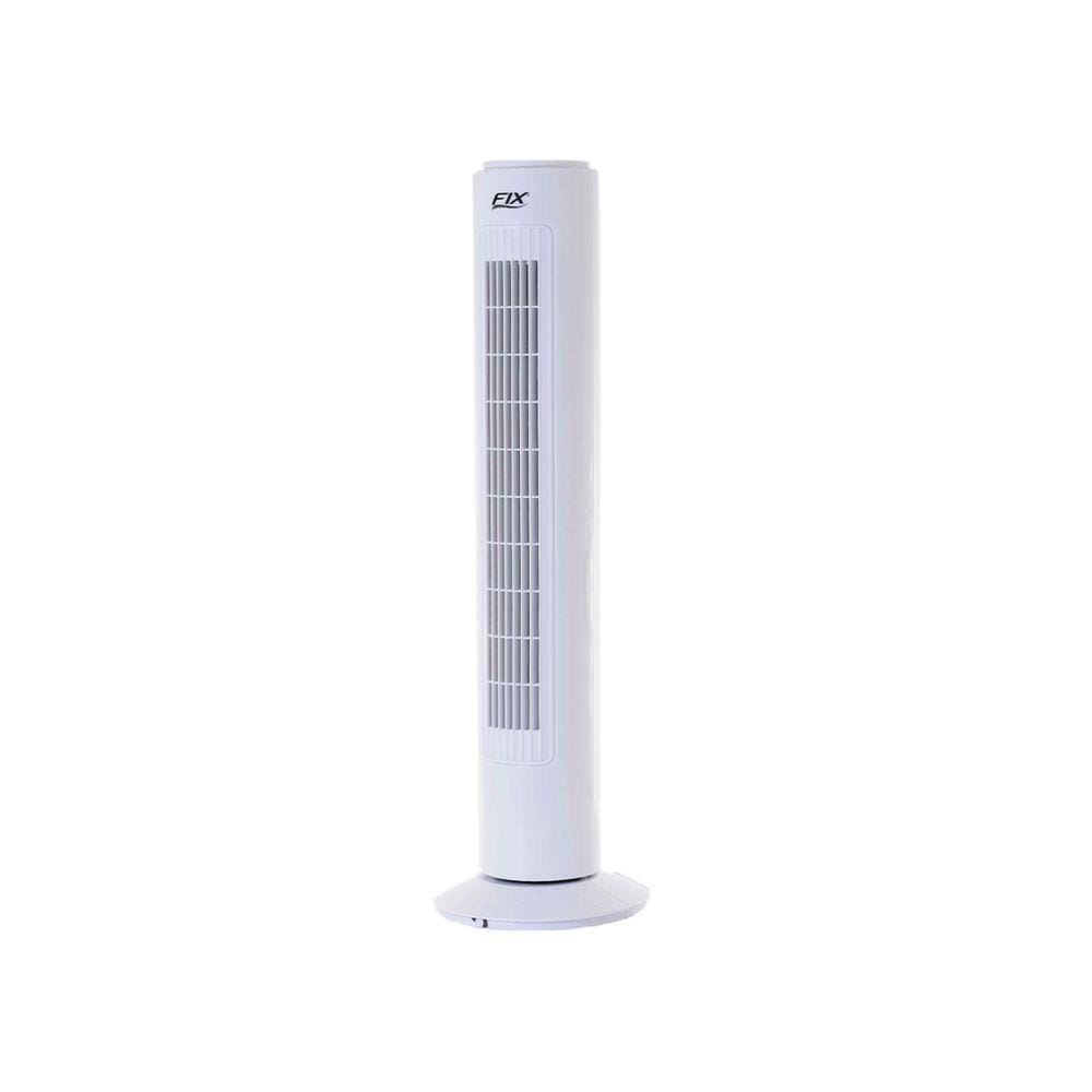 Ventilador De Coluna Circulador Ar Branco Potente Fix 73cm 220V