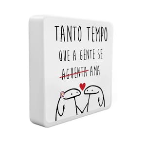 Luminária Box Tanto Tempo Que A Gente Se Ama USB