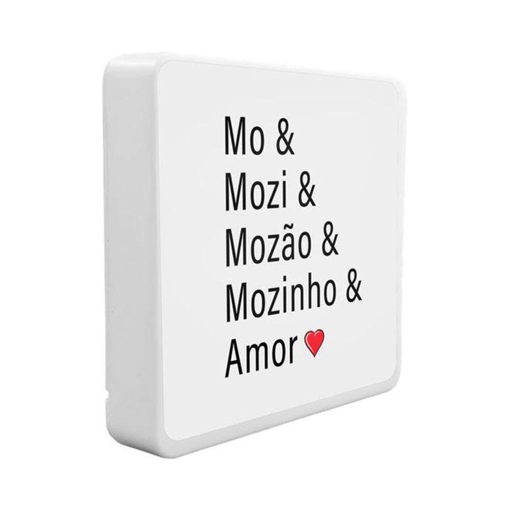 Luminária Box Slim Mozão USB