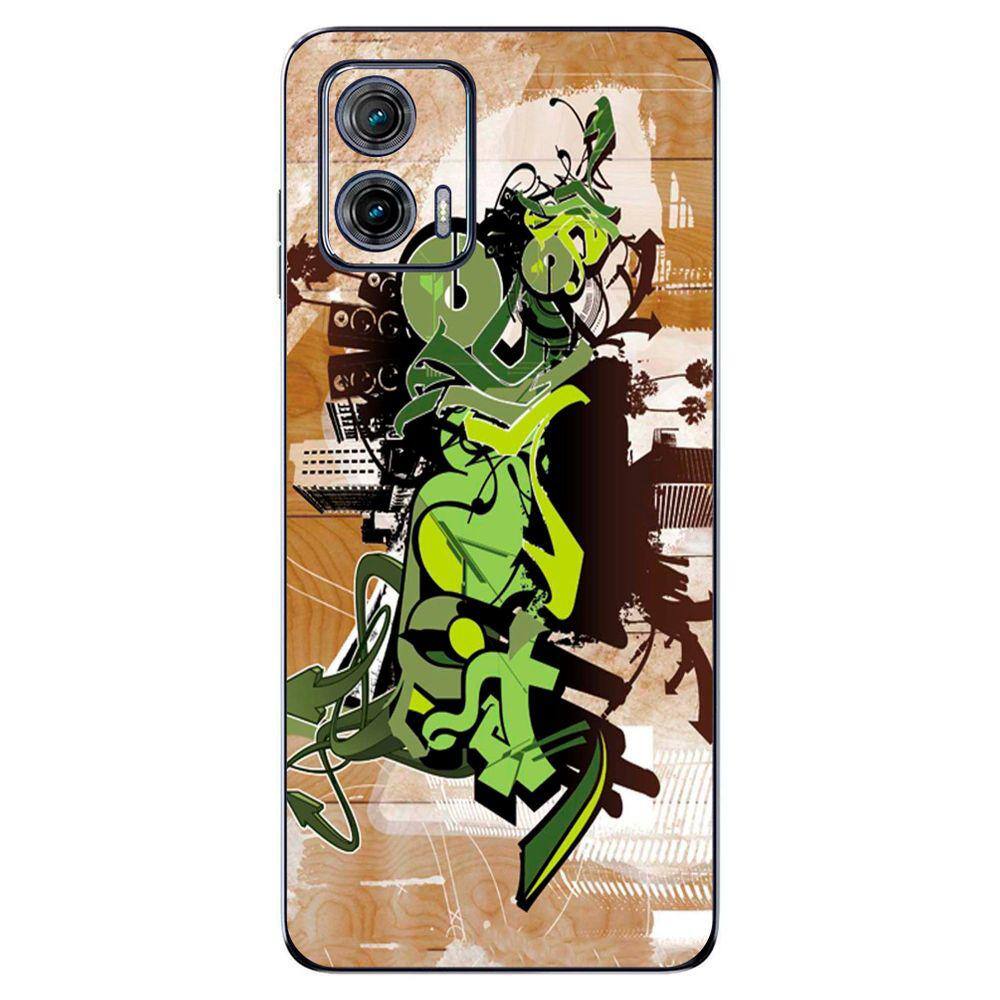 Capa Adesivo Skin072 Verso Para Motorola Moto G73 2023