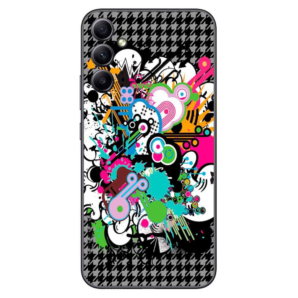 Capa Adesivo Skin022 Verso Para Samsung Galaxy A34