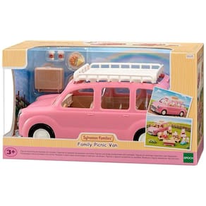 Carro Roda Livre - Sylvanian Families - Van Piquenique em Família - Epoch Magia