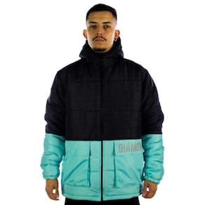 Jaqueta Diamond Puffer O5 D21DMTC001 Azul