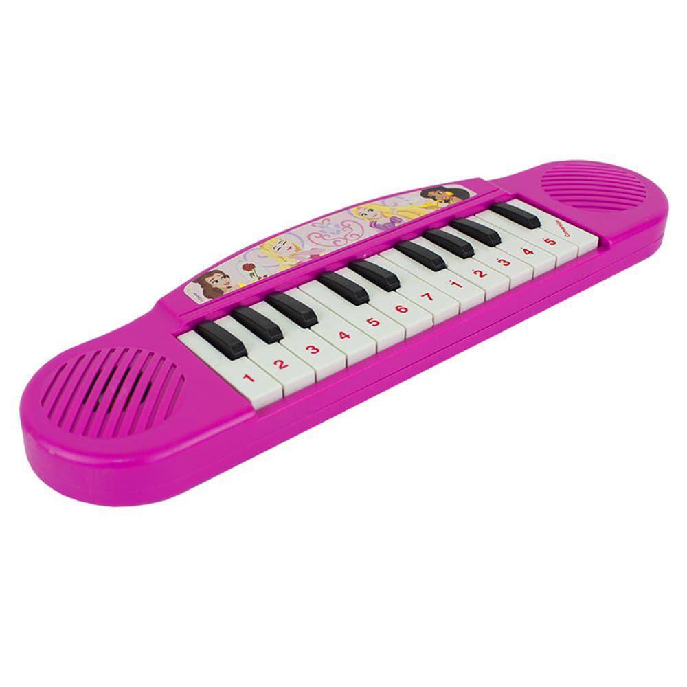 Mini Teclado Pianinho Infantil Sons Brinquedos Bebê Musical Cor Rosa