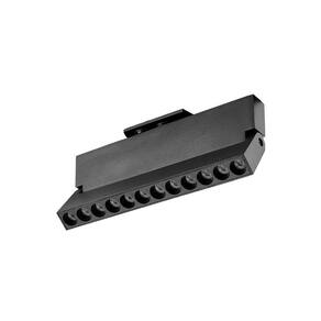 Módulo Led Projetor para Trilho Nordecor Duli 12W 22Cm Bivolt Preto 3000K Luz Amarela