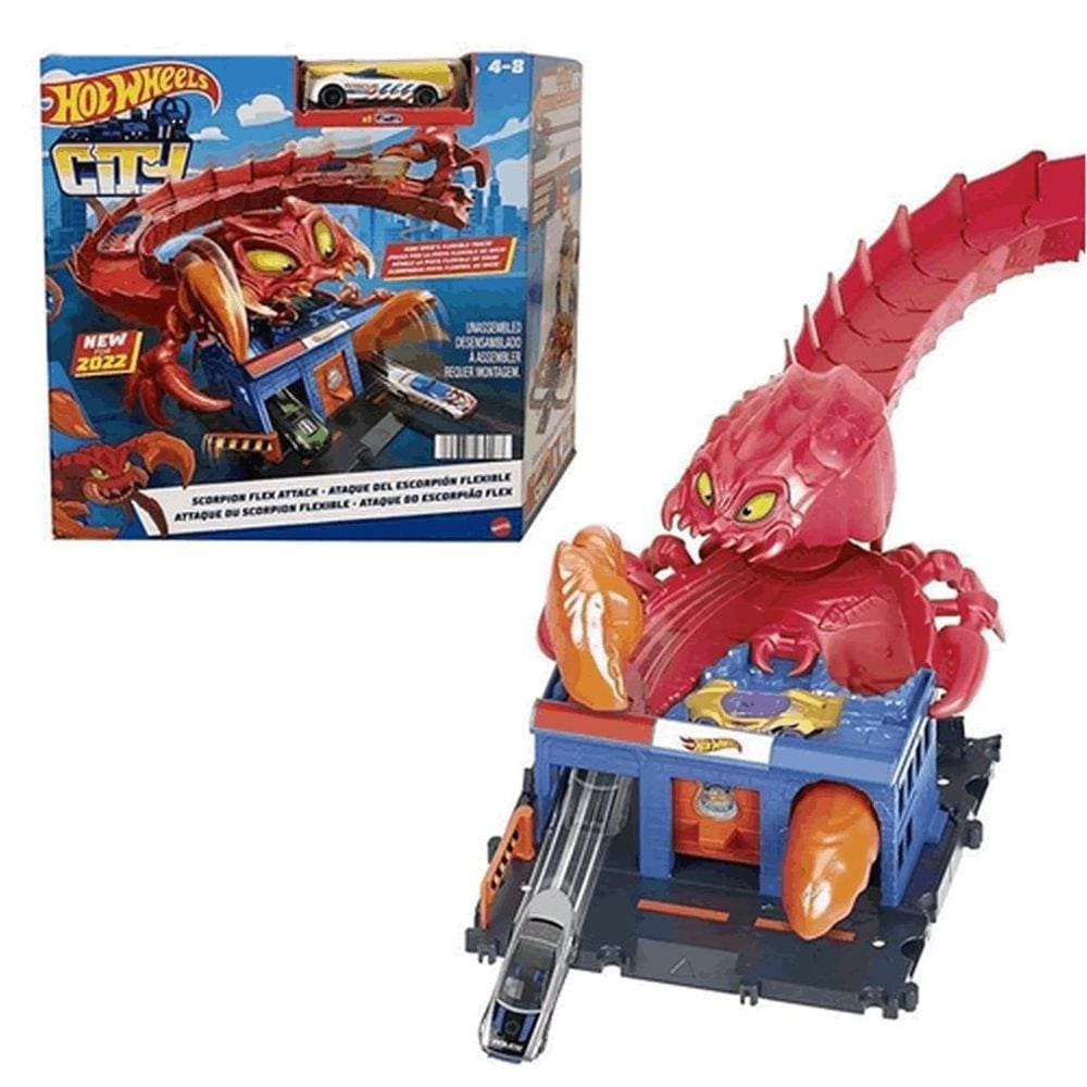 Pista Hot Wheels Ataque Contra Triceratops - Mattel - Gbf97