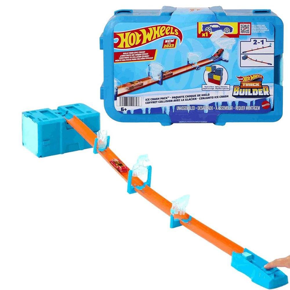 Hot Wheels Track Builder - Choque de Gelo