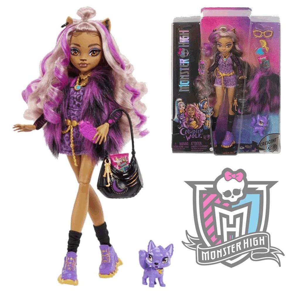 Boneca Monster High Clawdeen Wolf Moda Mattel HHK52 - Star Brink Brinquedos