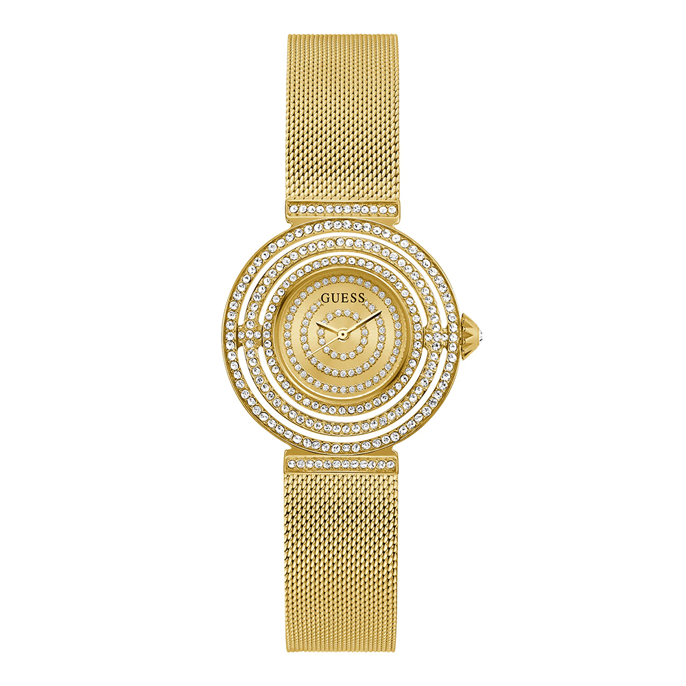 Relógio GUESS feminino dourado esteira analógico GW0550L2