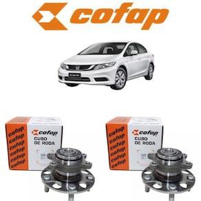Par Cubo de Roda Traseiro Cofap Honda Civic 2.4 2012 2013