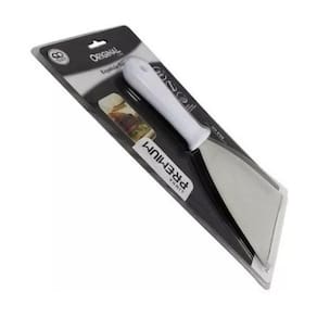 Espatula Reta 5 Inox Chapa Lanche Chapeiro Cozinha