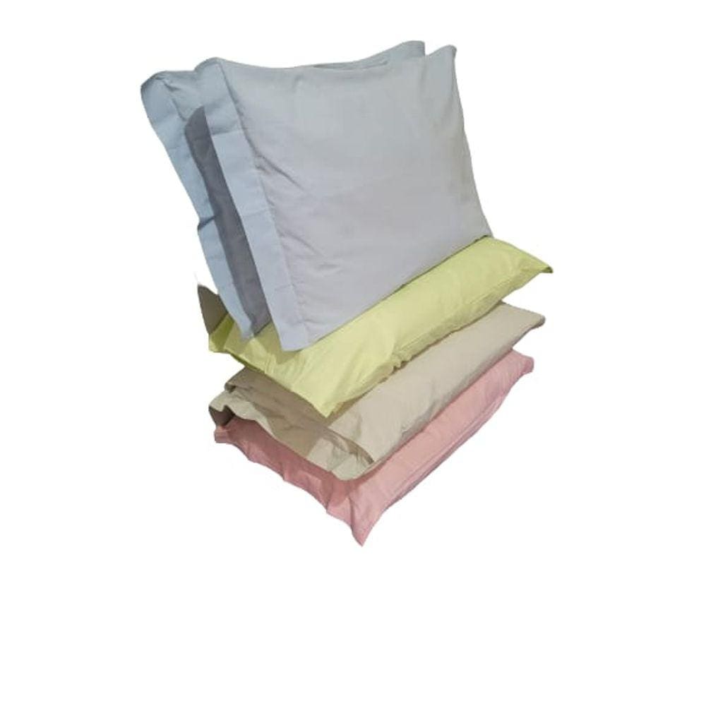 2 Fronha  Avulsa 2 Abas Percal 100% Algodão cores