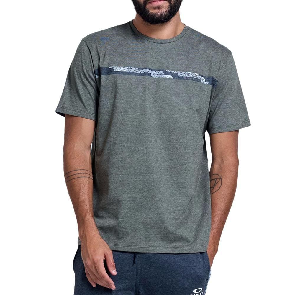 Camiseta Oakley O`Classics Stripe WT23 Masculina Herb