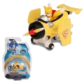 Sonic The Headhog Carrinho Avião Tails Metal Diecast