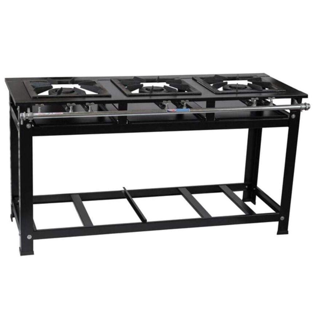 Fogão 3 Bocas Fundiferro Preto – Ff107