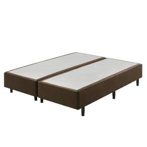 Sommier King Size Comfy Veludine 193x203x37 - Marrom