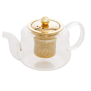 Chaleira com Difusor Wolff Dourado de Borossilicato 600ml