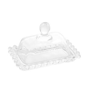 Manteigueira Wolff Pearl de Cristal 11cm x 7cm x 7cm