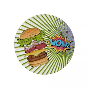 Conjunto de 6 Pratos de Sobremesa - Burguer Collection