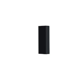 Arandela Wall Mini 5W Preta 2 Fachos IP65 Branco Quente 3000K Stella