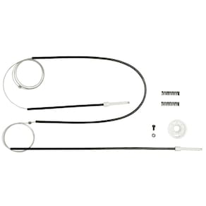 Kit Reparo Máquina de Vidro Elétrico Vw Gol G3 97> Portas Dianteiras C/ Engrenagem Roldana Plástica