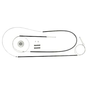 Kit Reparo Máquina de Vidro Elétrico Vw Gol G3 97> Portas Dianteiras C/ Engrenagem Roldana Metal
