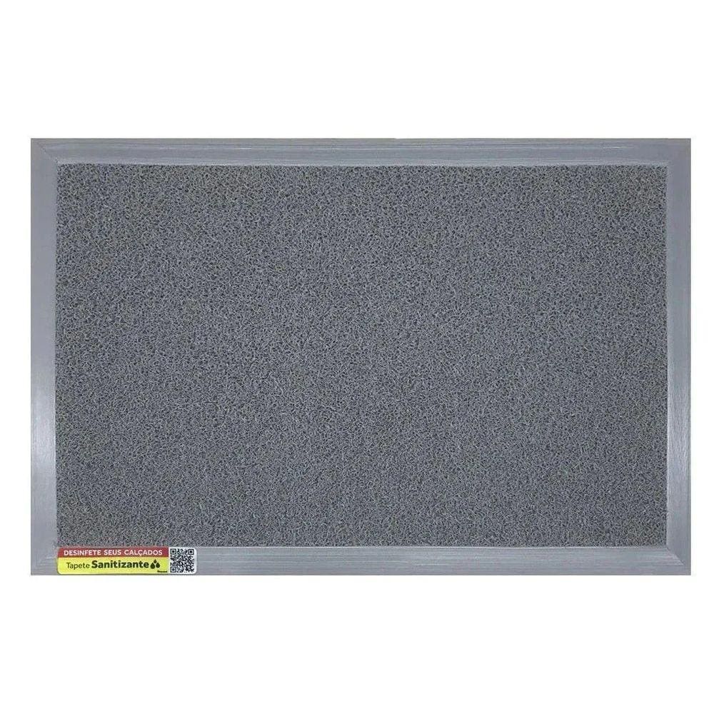 Tapete Sanitizante Cinza 100x60 Kapazi