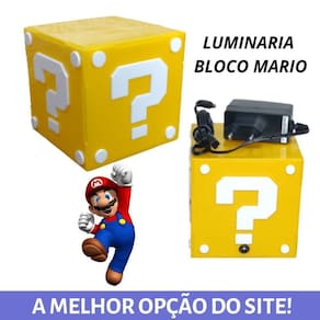 LUCKY BLOCK (BLOCO DO MARIO) - SUPER MARIO BROS