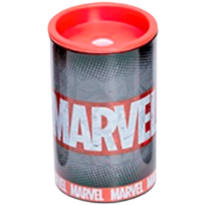 Apontador com reservatório de metal Molin Marvel Cinza