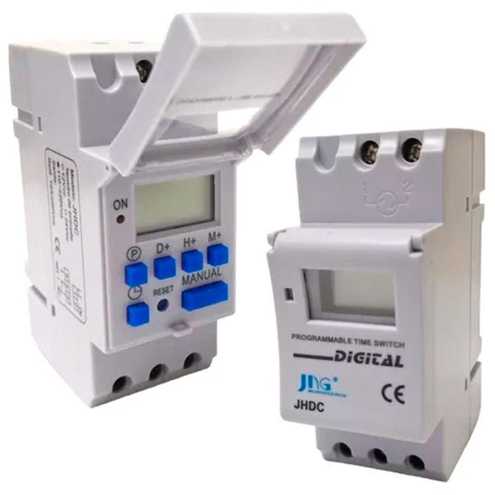 Timer Temporizador Digital JNG Bivolt Programador JTHC