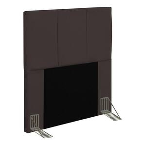 Cabeceira Cama Box Solteiro 90Cm Pérola W01 Corano Marrom