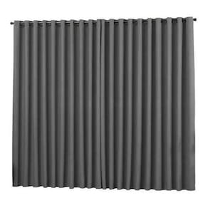 Cortina Para Sala Em Tecido Semi Blackout Cinza 3,00X2,80