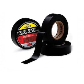 Kit 100 Fita Isolante Antichama Imperial Preta 18Mmx5M 3M