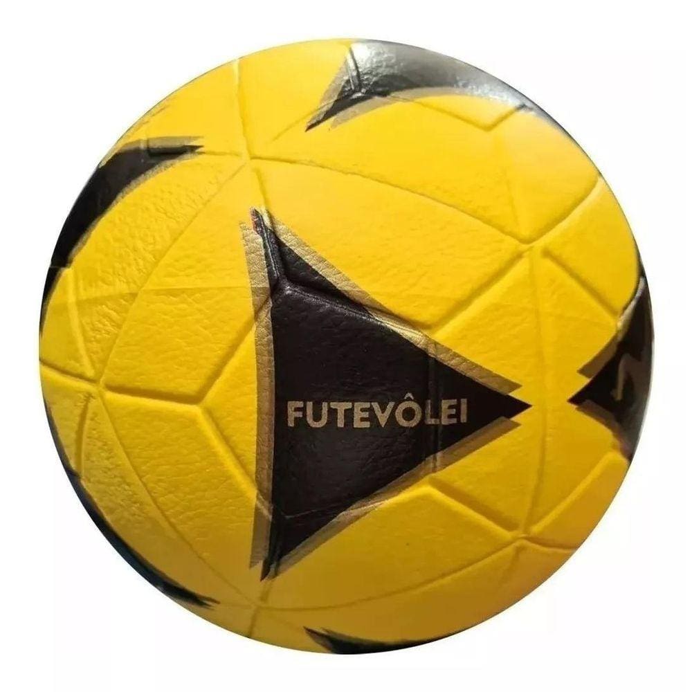 Bola de Futevôlei Poker Rio - Amarelo+Preto