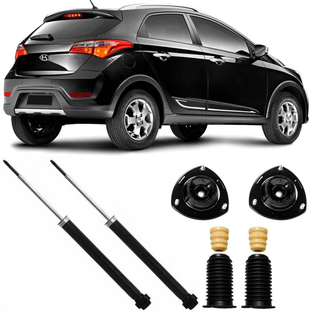 2 Amortecedor Hb20x 1.6 16v 2013 A2015 Traseiro Nakata E Kit