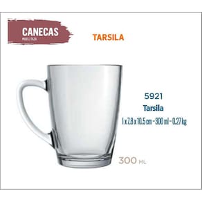 24 Caneca Tarsila 300Ml-Café Leite-Cappuccino-Chocolate-Chá