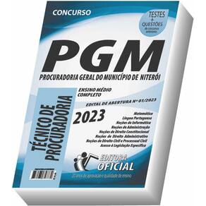 Apostila Pgm Niterói - Técnico De Procuradoria